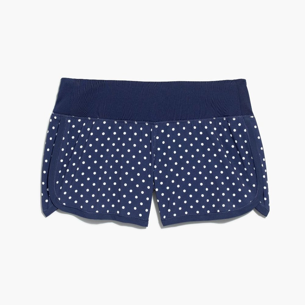 Navy New Balance Polka Dot Athletic Shorts XS